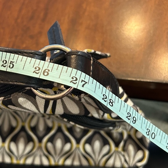 New Relic Geometric Print Canvas Faux Leather Crossbody Purse Shoulder Bag - Picture 14 of 15